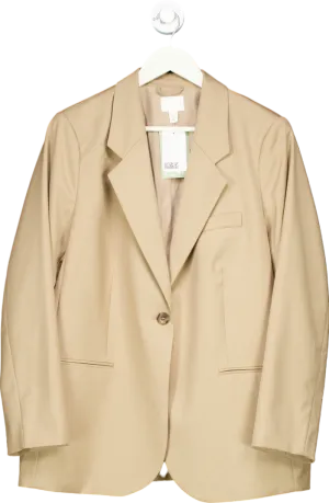H&M Beige Blazer UK L
