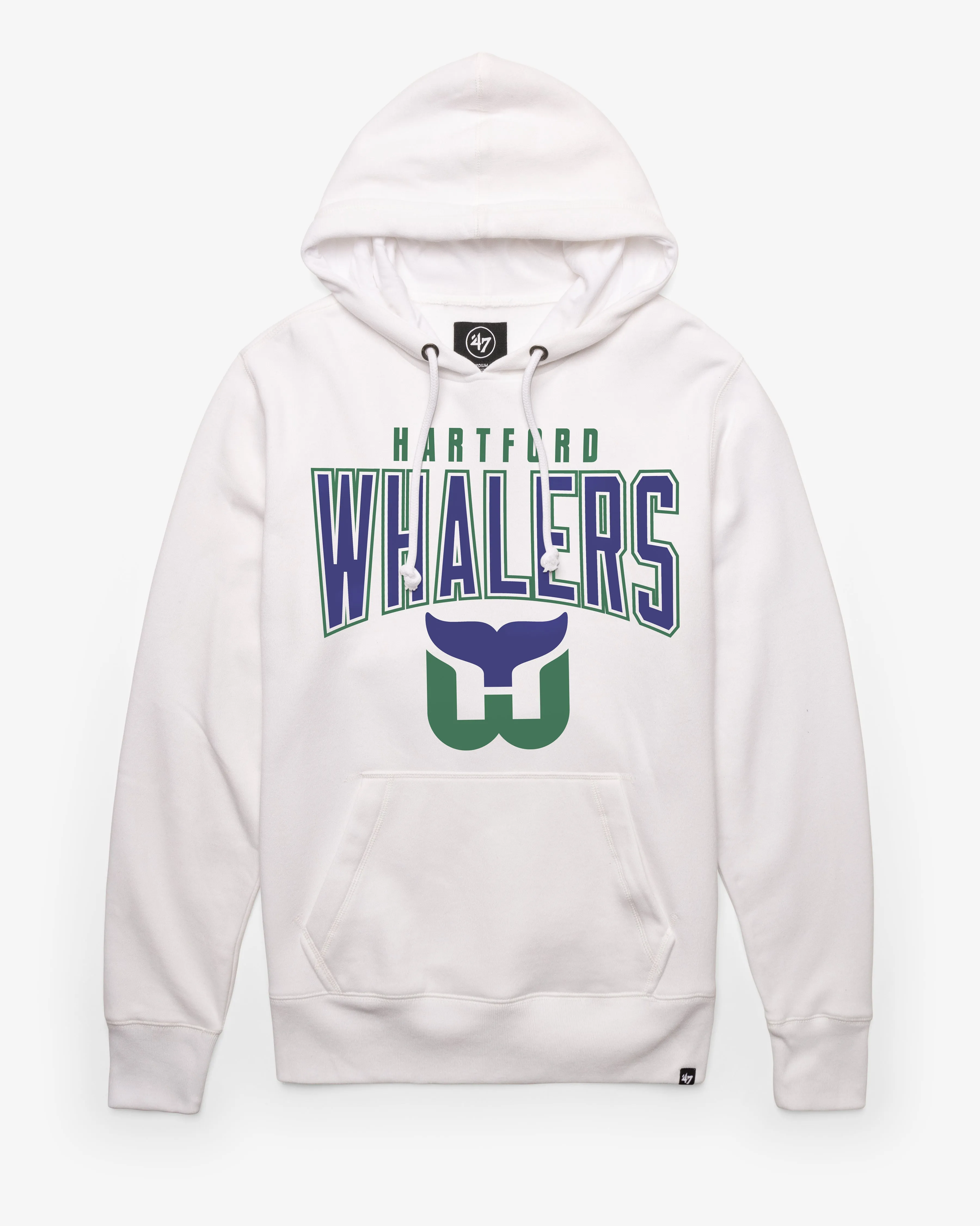 HARTFORD WHALERS VINTAGE TEAM ELEMENTS ARCH '47 HEADLINE HOOD