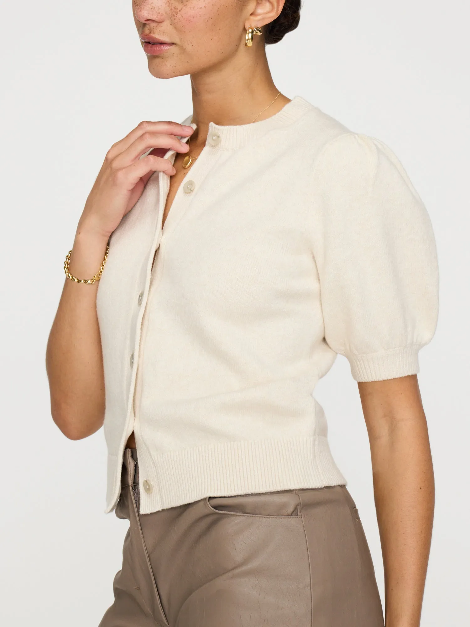 HAVANA CARDIGAN IN OATMEAL MELANGE