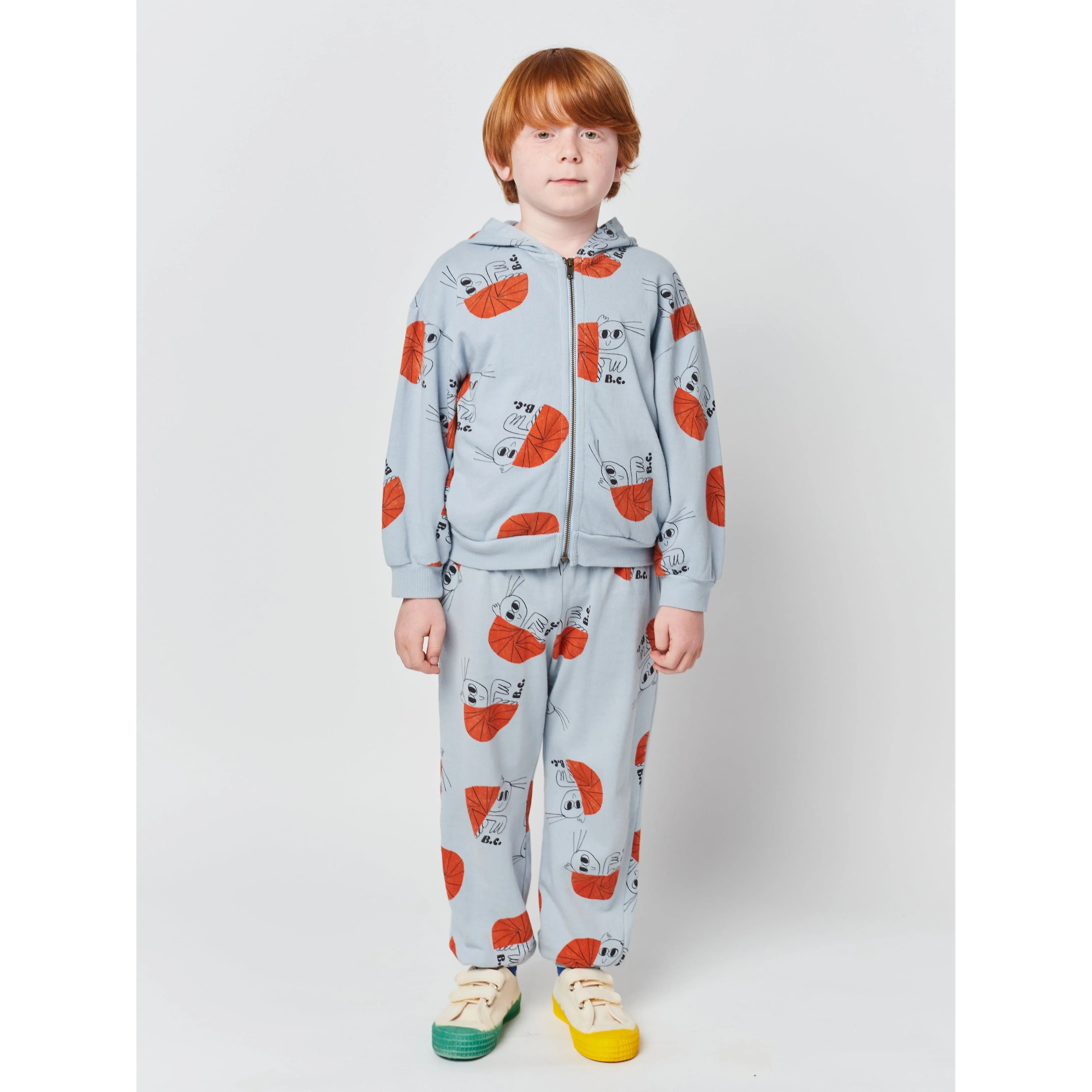 Hermit Crab All Over Zipped Sweatshirt