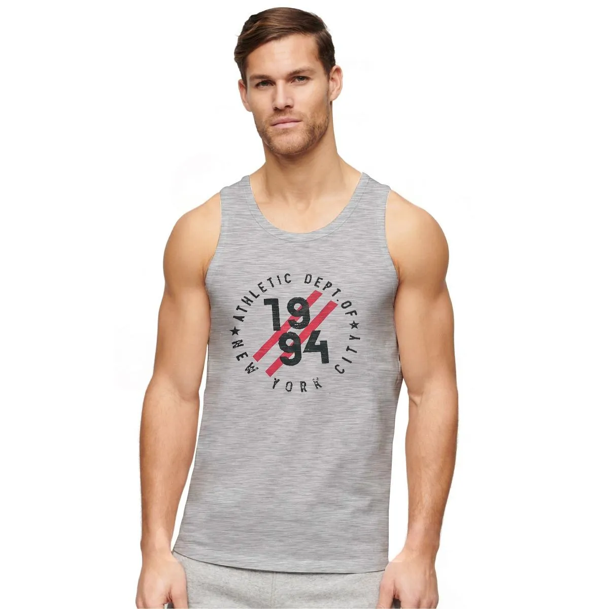 HG Printed ActiveFit Sleeveless Vest - Hyder Gray