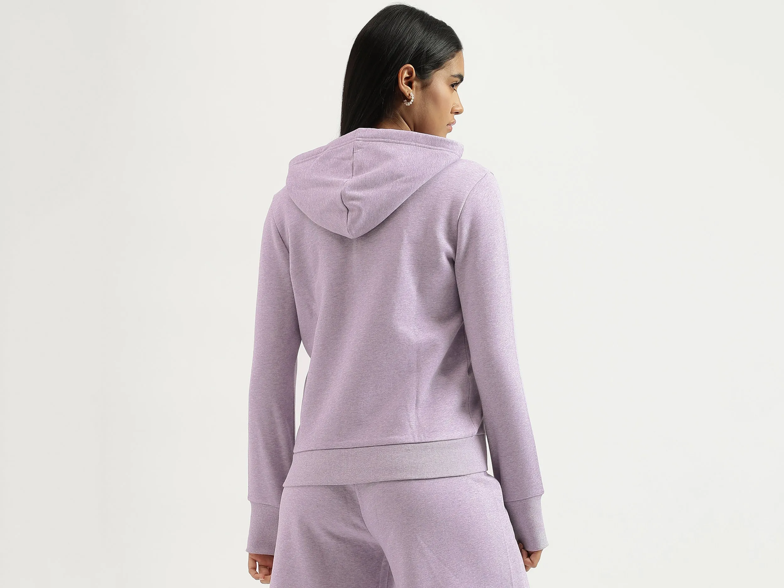 Hooded Neck Solid Sweatshirts