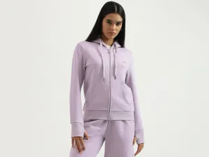 Hooded Neck Solid Sweatshirts