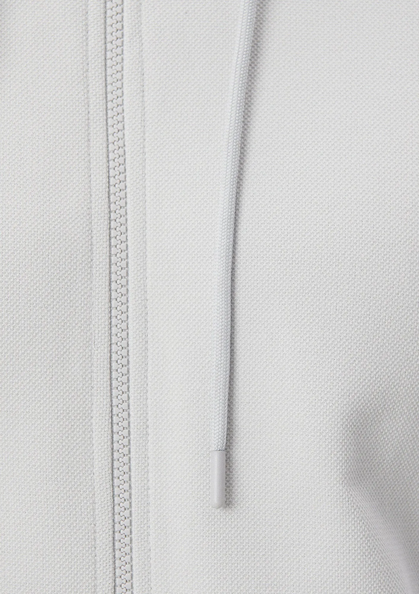 Hooded Zip Up Grey Sweatshirt