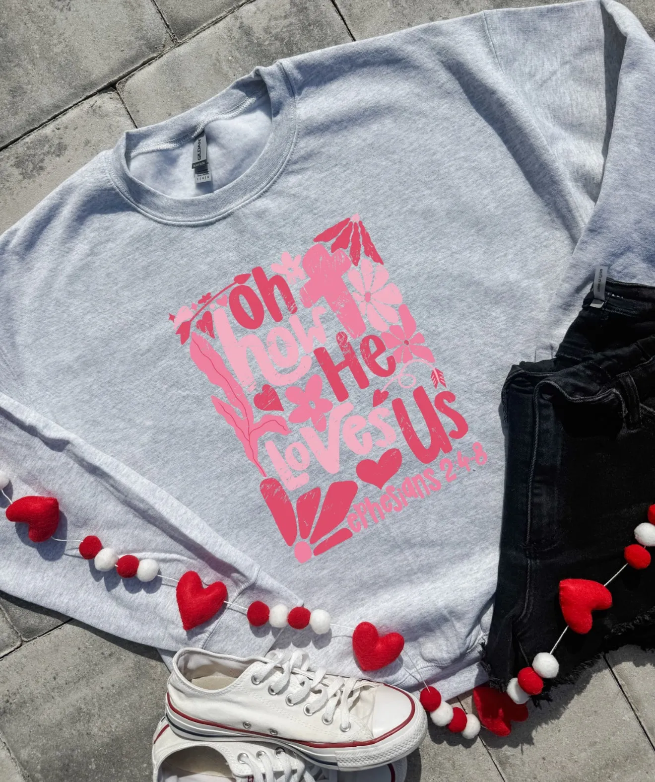 How He Loves Us Graphic Tee/Sweatshirt