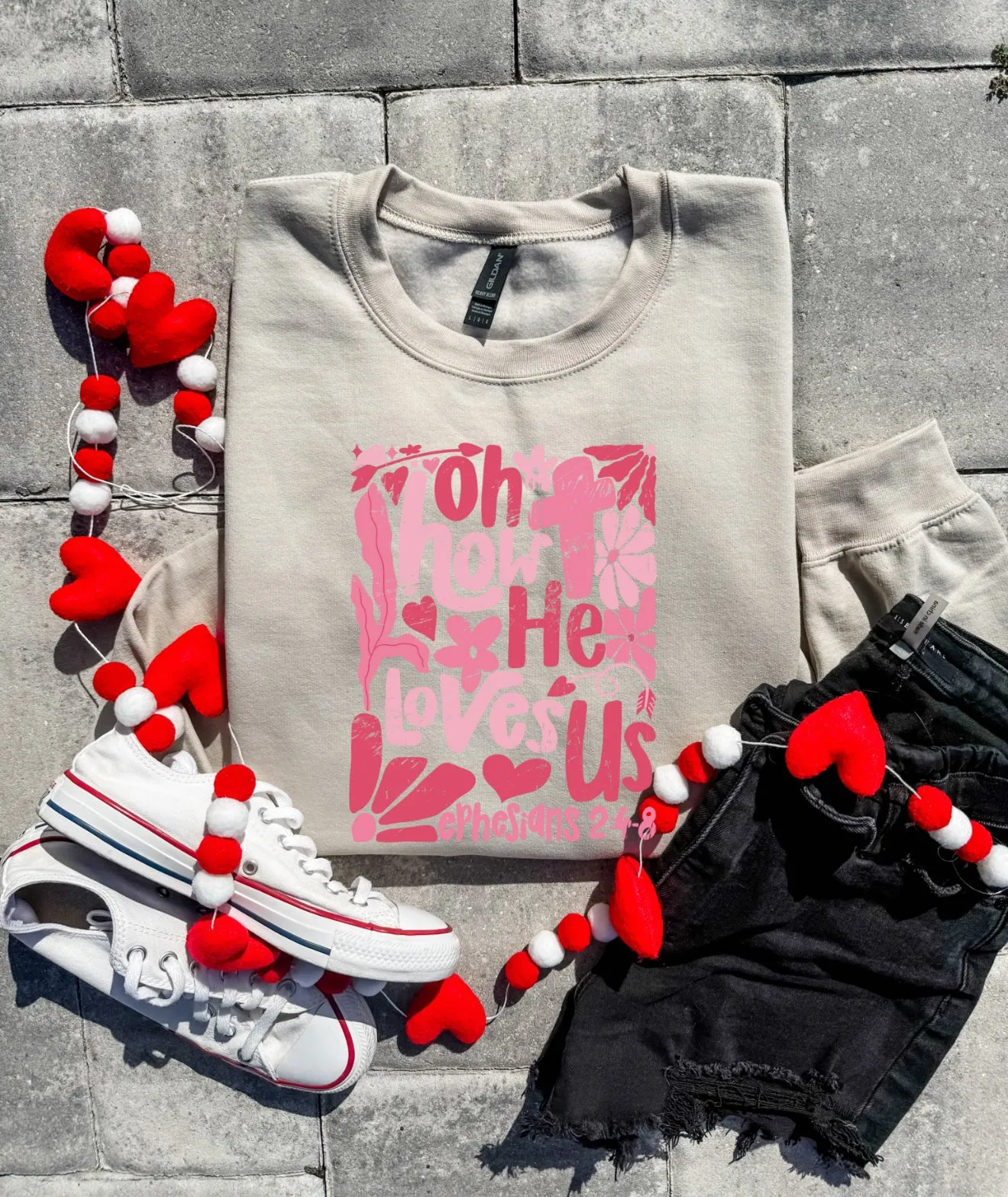 How He Loves Us Graphic Tee/Sweatshirt