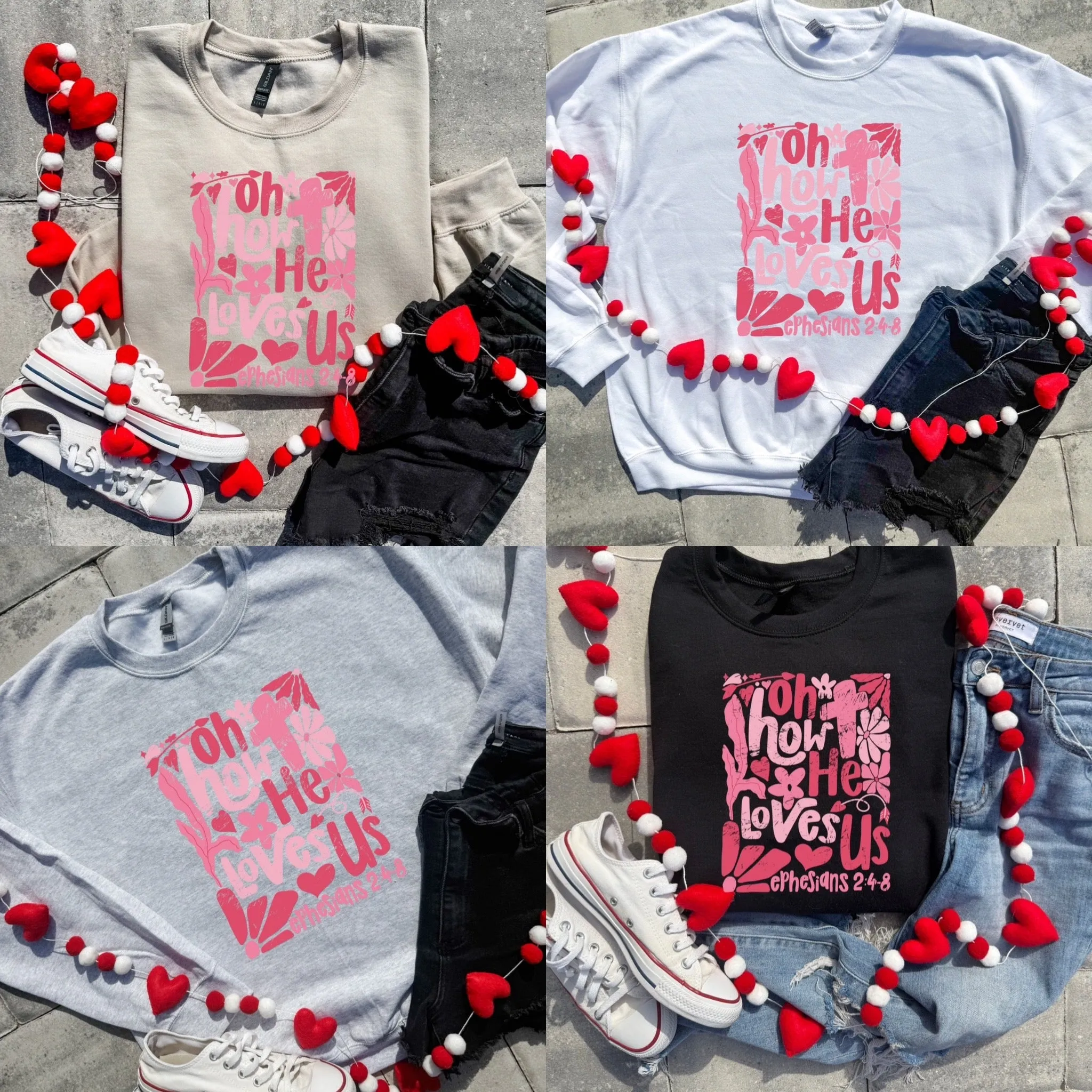 How He Loves Us Graphic Tee/Sweatshirt