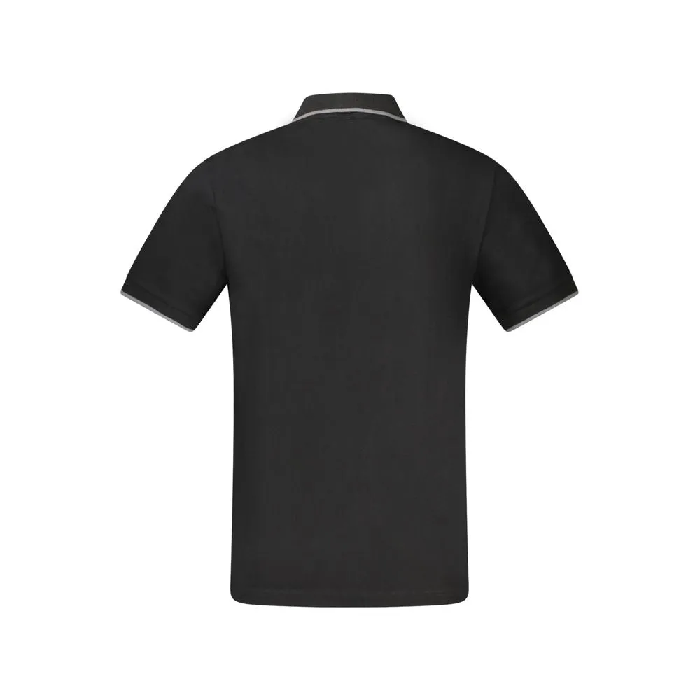Hugo Boss Black Cotton Men Polo Shirt