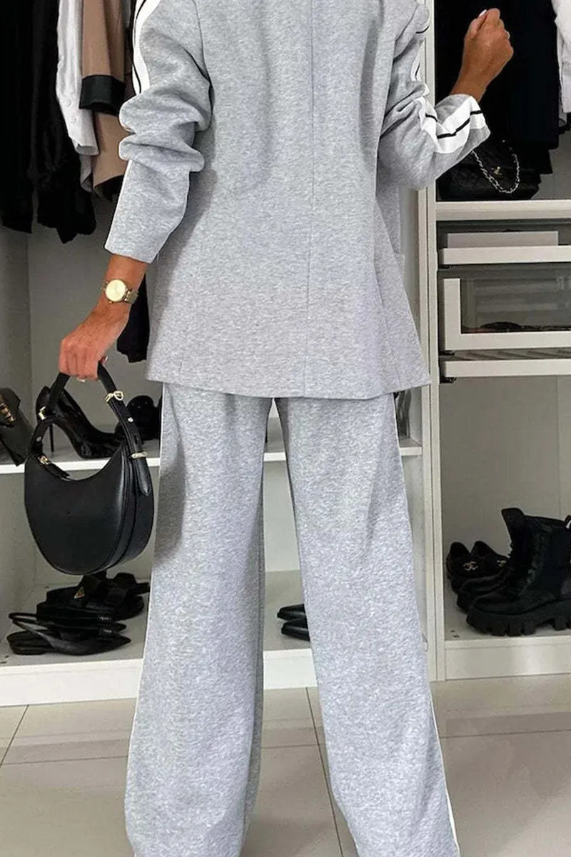 HUS1241 Sporty Blazer Set