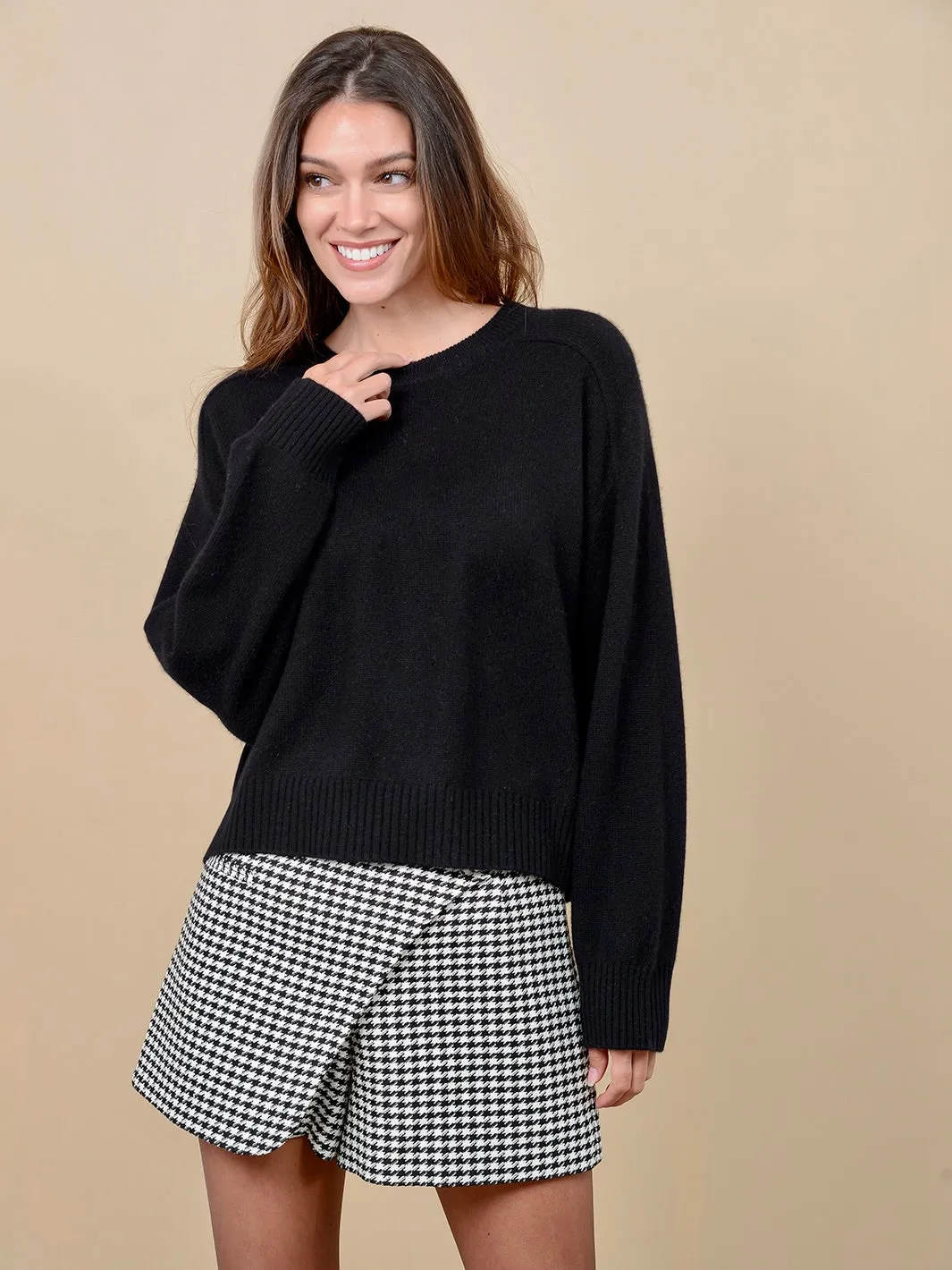 Iliana Women's Cashmere Crewneck Sweater