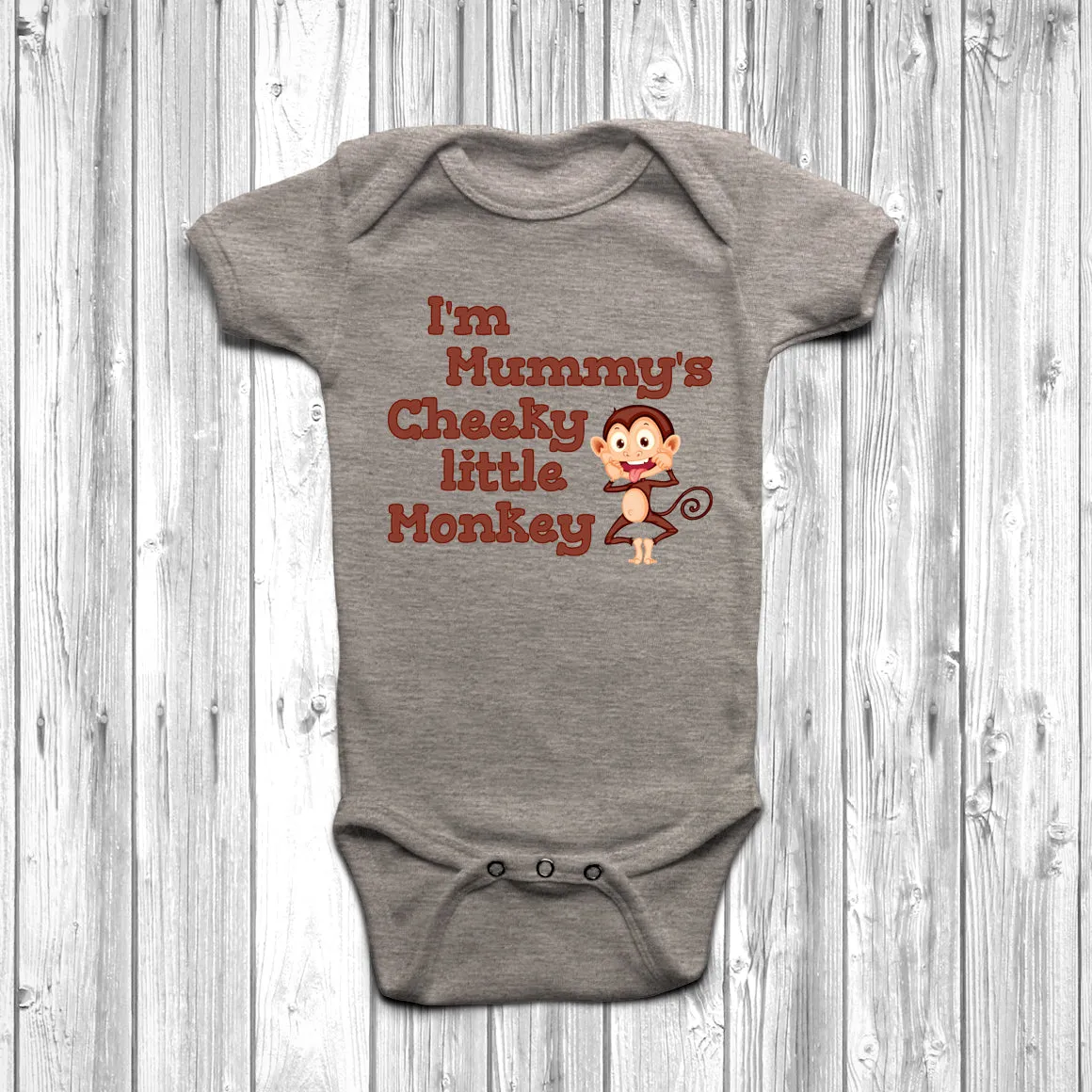 I'm Mummy's Cheeky Little Monkey Baby Grow