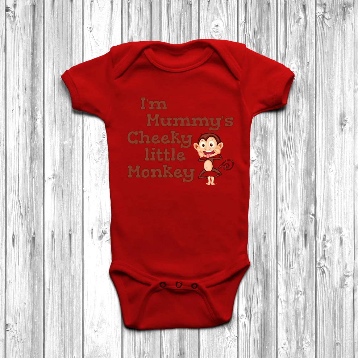 I'm Mummy's Cheeky Little Monkey Baby Grow