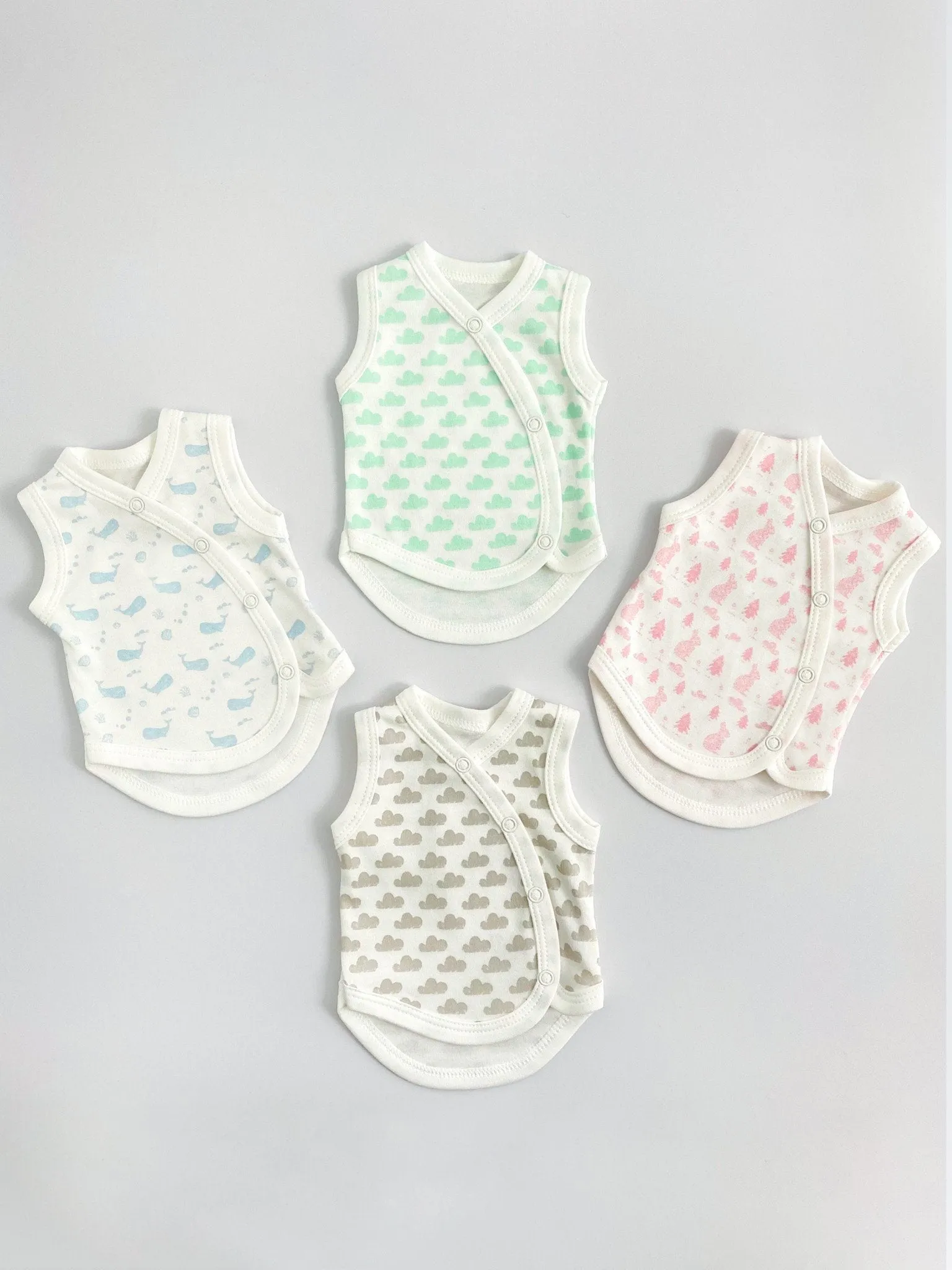 Incubator Vest, Ocean Blue, Premium 100% Organic Cotton