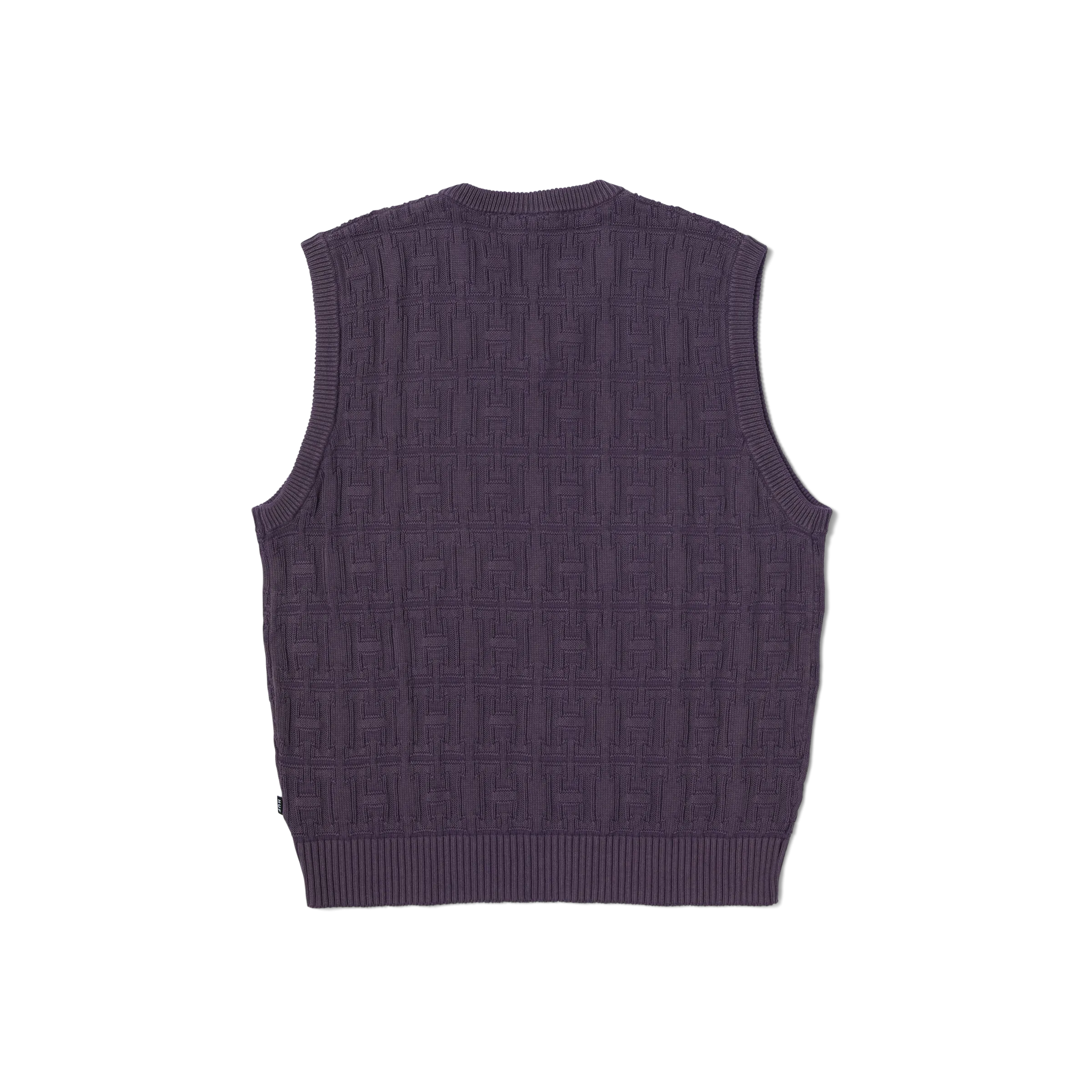 Interlaced Jacquard Overdyed Vest