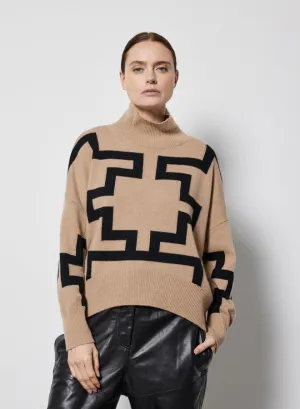 Iwar Jumper Fauve/Noir