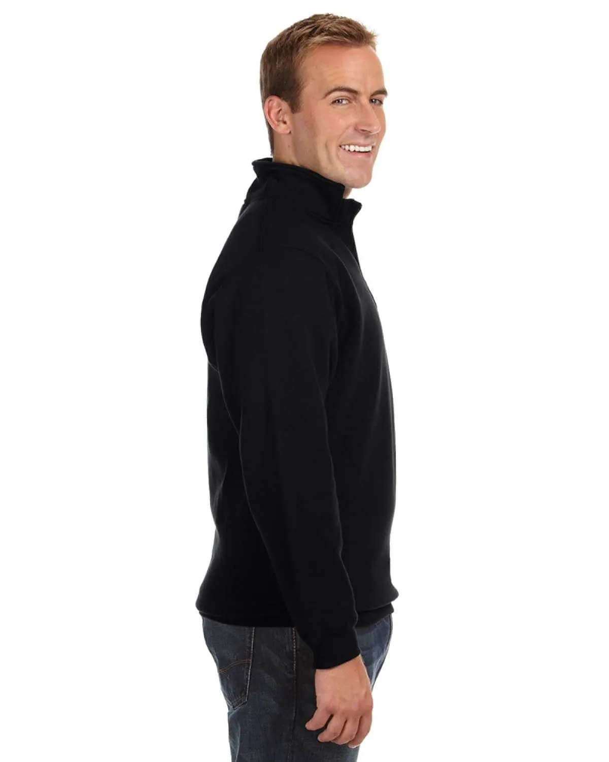 J America Heavyweight Fleece Quarter-Zip
