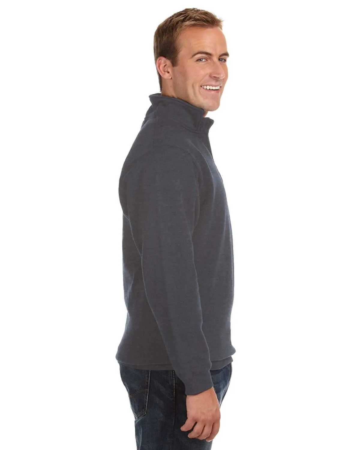 J America Heavyweight Fleece Quarter-Zip