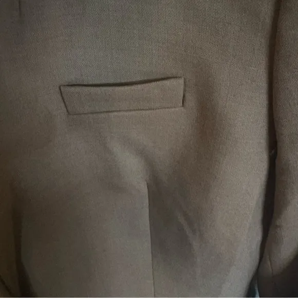 J. Crew Schoolboy Blazer Jacket Neutral Tan Caramel Size 8 with Button Detail