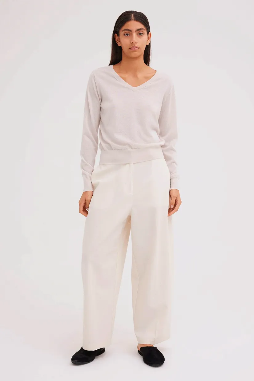 JAC   JACK Will Cashmere Sweater - Bone SzXS
