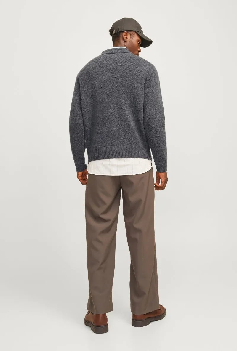 JACK AND JONES ROLLIE KNIT LS POLO