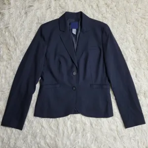 J.Crew | Navy 2-Button Suit Jacket Blazer Size 6