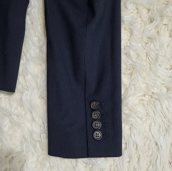 J.Crew | Navy 2-Button Suit Jacket Blazer Size 6