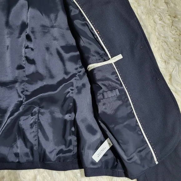 J.Crew | Navy 2-Button Suit Jacket Blazer Size 6