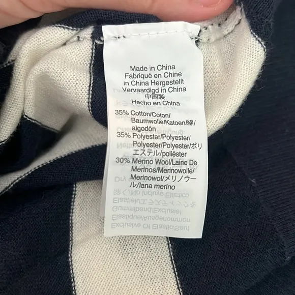 JCrew Scalloped Neck Sweater