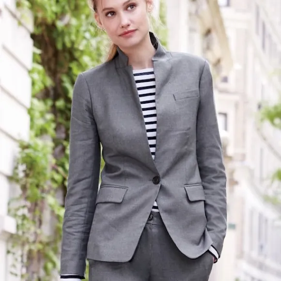 J.CREW SUPER 120s Wool Blazer SZ 2 NOT REGENT