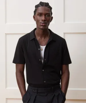 Jersey Full-Placket Polo
