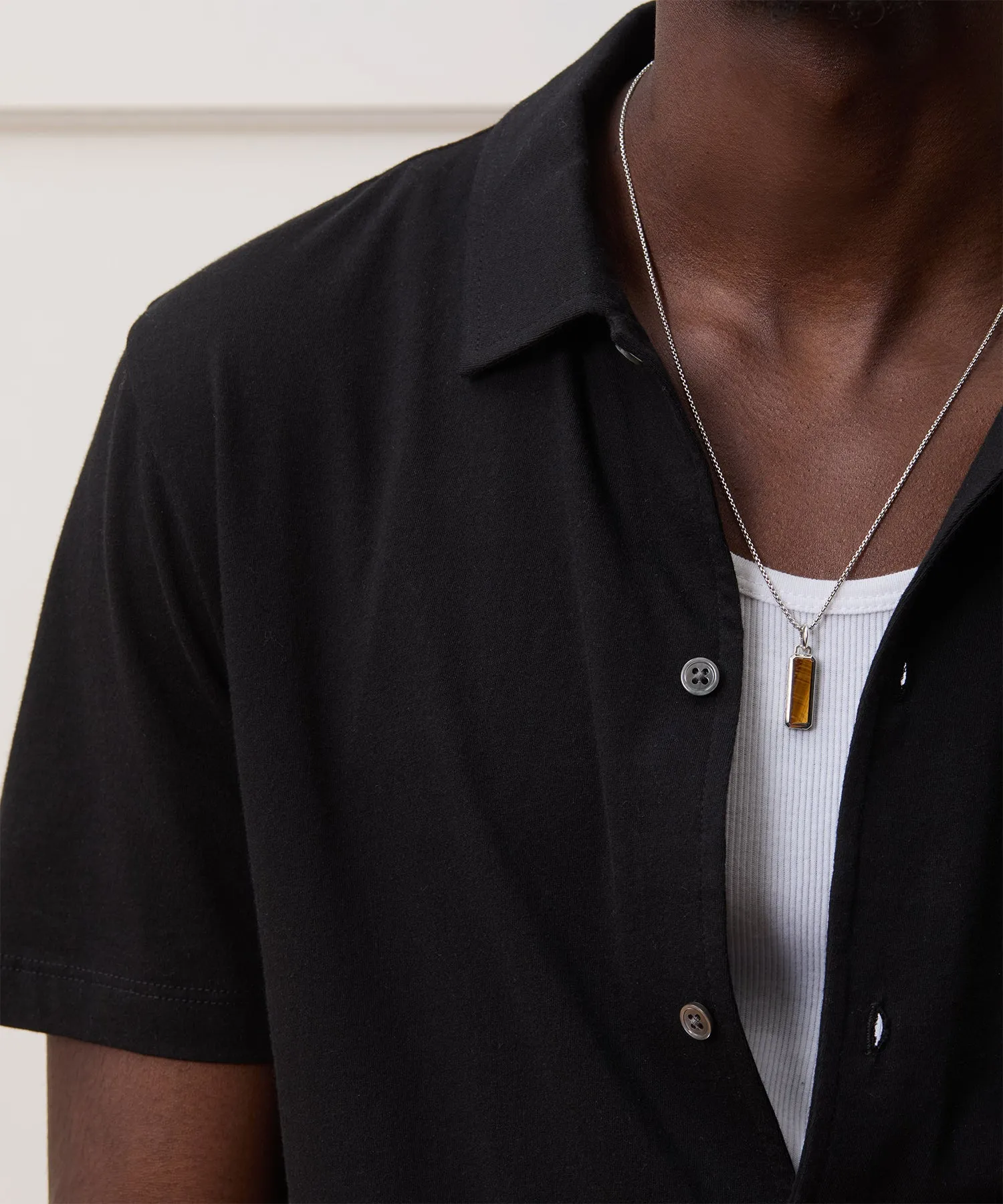 Jersey Full-Placket Polo