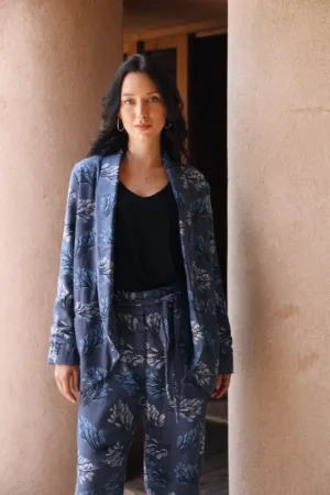 Joan Jacket - Blue Leaf