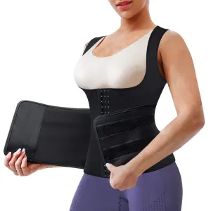 Junlan Women Fat Burning Sauna Top with Adjustable  Hooks