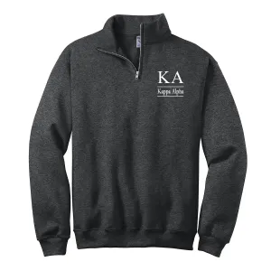 Kappa Alpha Quarter Zip Pullover Sweatshirt