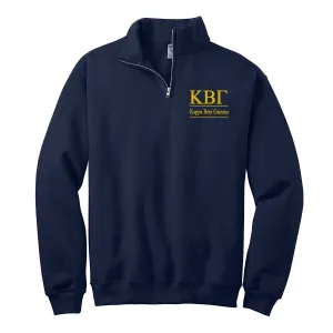 Kappa Beta Gamma Quarter Zip Pullover