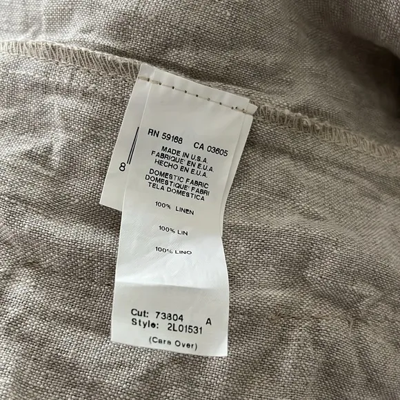 Karen Kane Linen Dress Suit Shorts XL