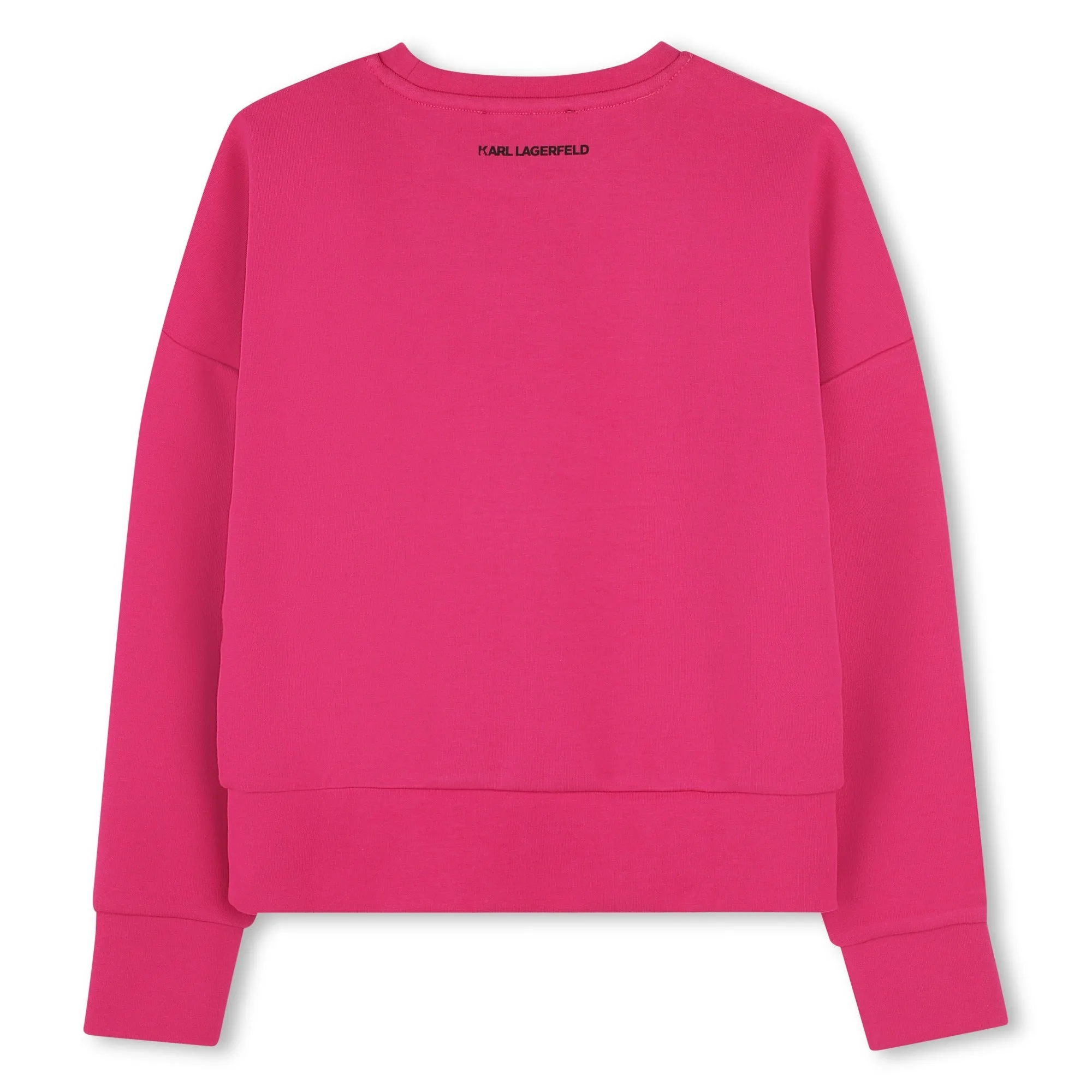 Karl Lagerfeld Fuschia Graphic Sweatshirt