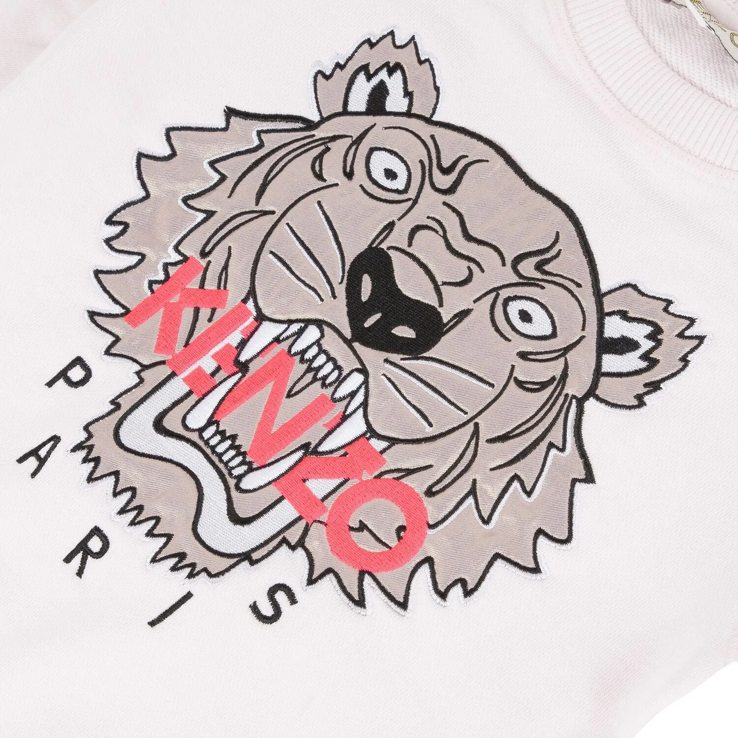 Kenzo - Tiger Logo Sweater - Light Pink