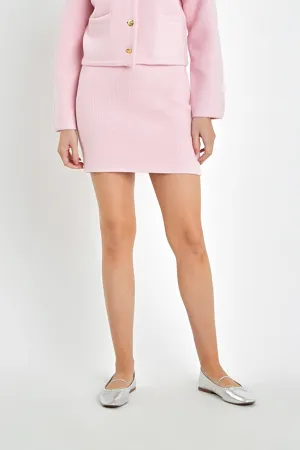 Knit Mini Skirt