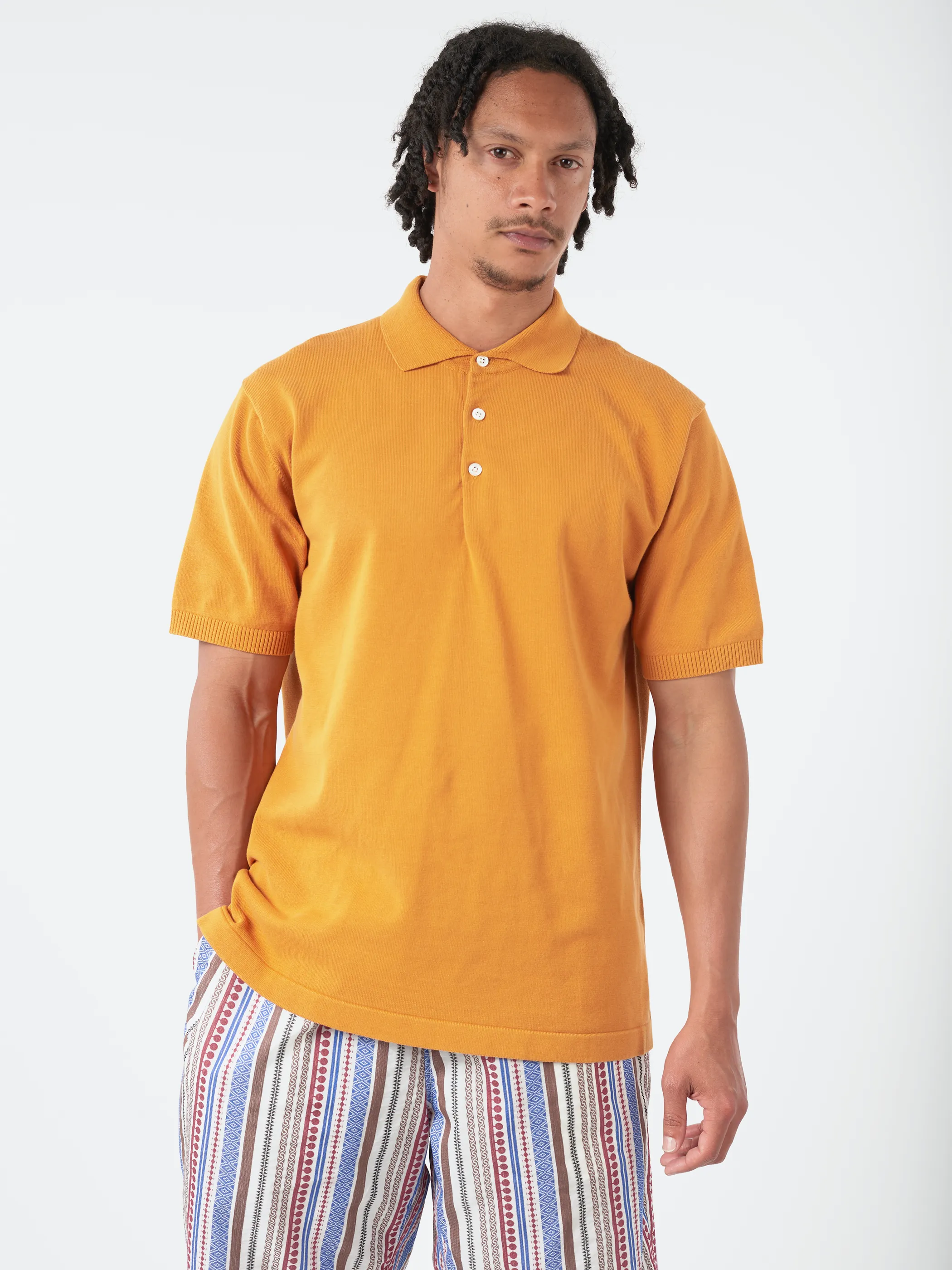Knit Polo Shirt