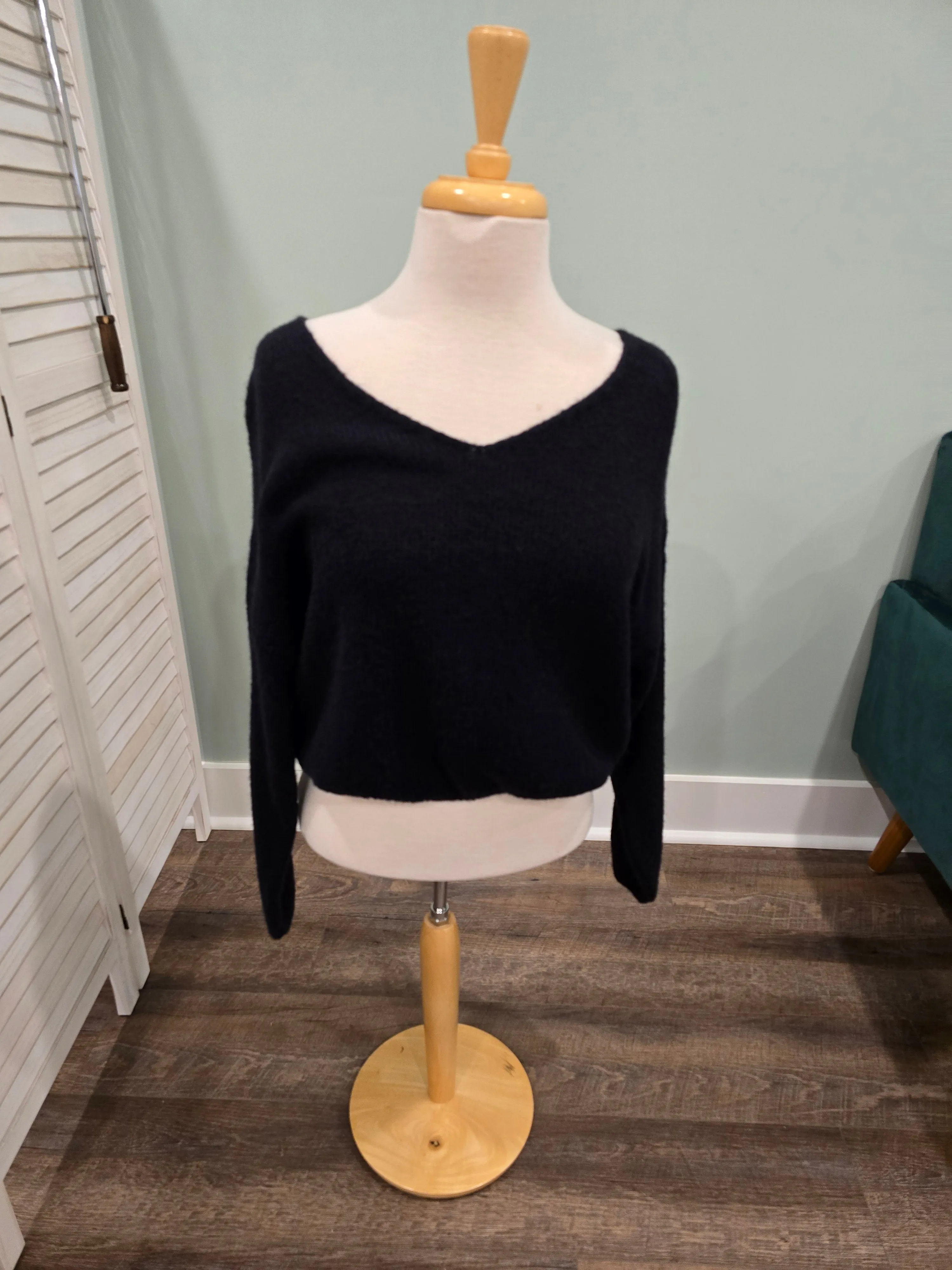 Knitted pullover sweater
