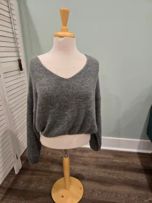 Knitted pullover sweater