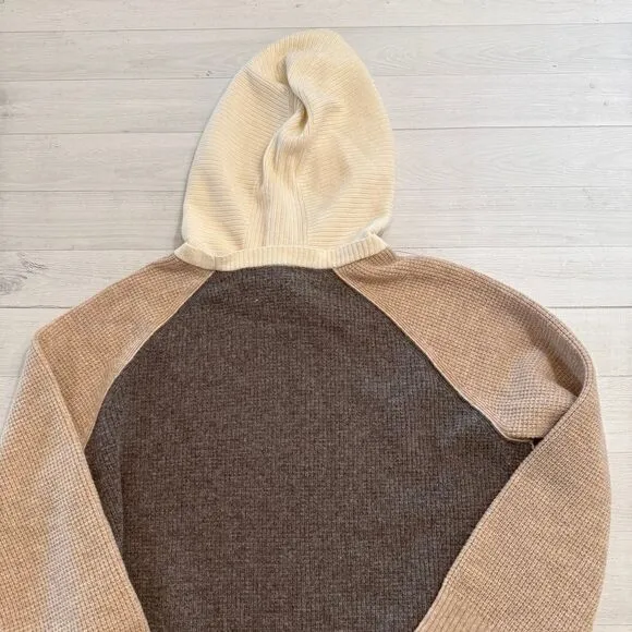 Krimson Klover women's wool cashmere‎ hooded sweater size medium