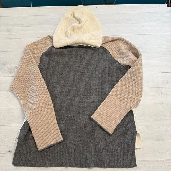 Krimson Klover women's wool cashmere‎ hooded sweater size medium