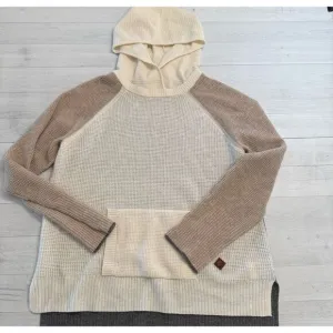 Krimson Klover women's wool cashmere‎ hooded sweater size medium