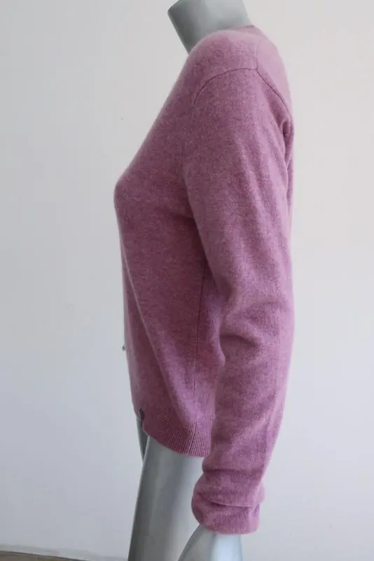 KULE Sweater Sawyer Berry Cashmere-Blend Size Extra Small V-Neck Pullover NEW
