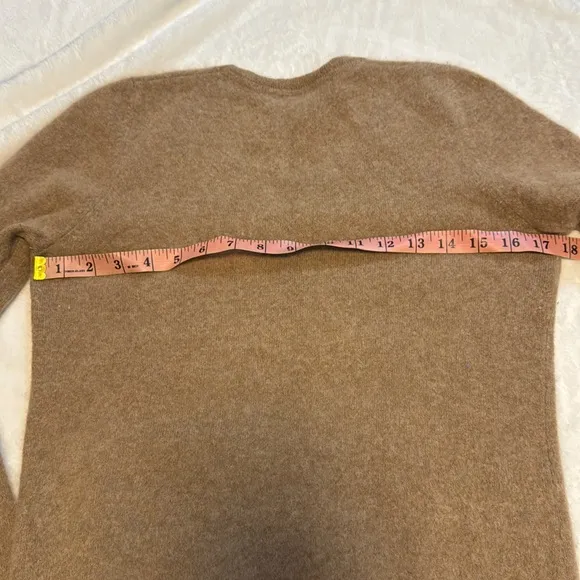 L. L. Bean Brown 100% Cashmere Sweater