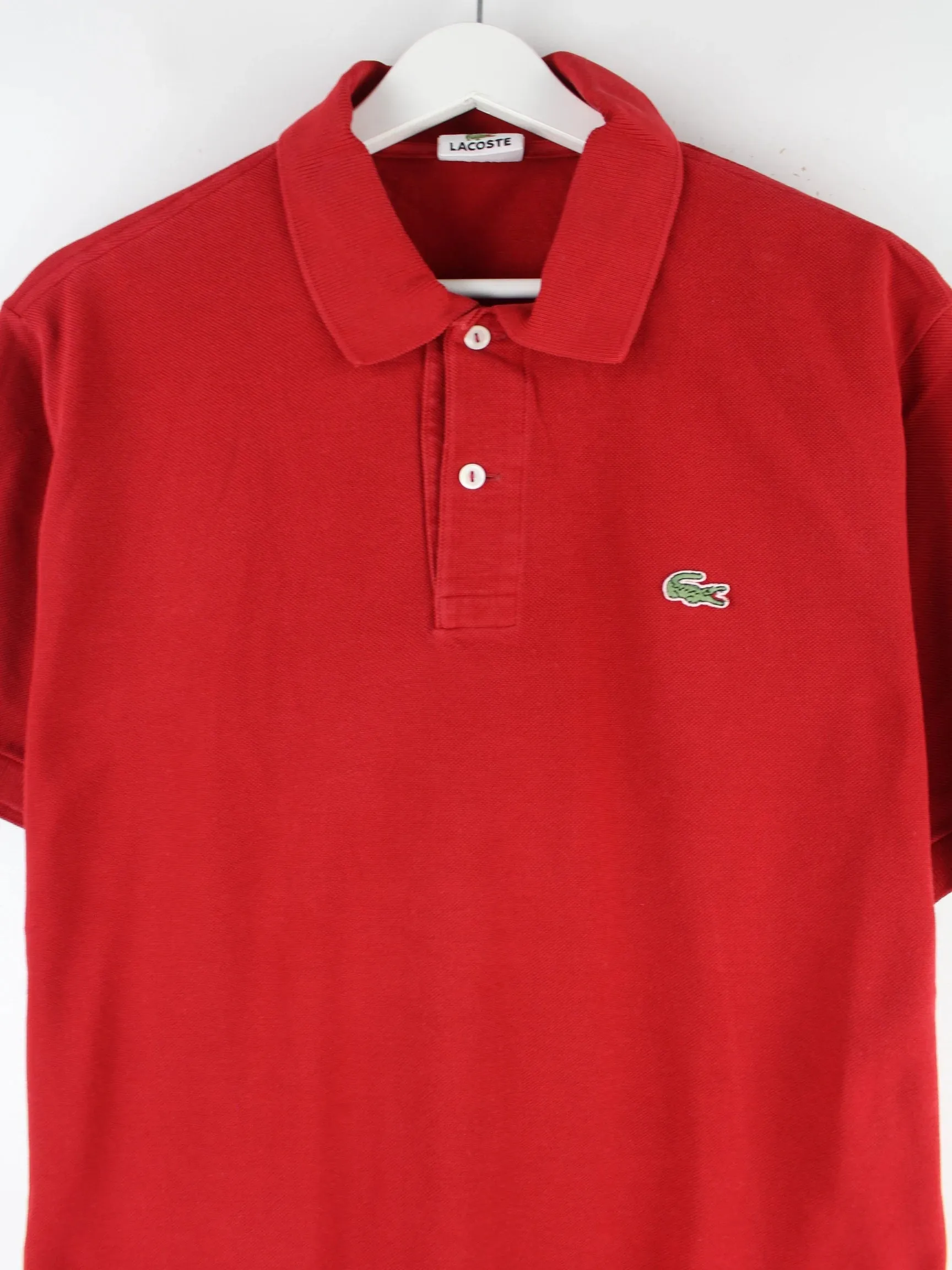 Lacoste 00s Basic Polo Rot M