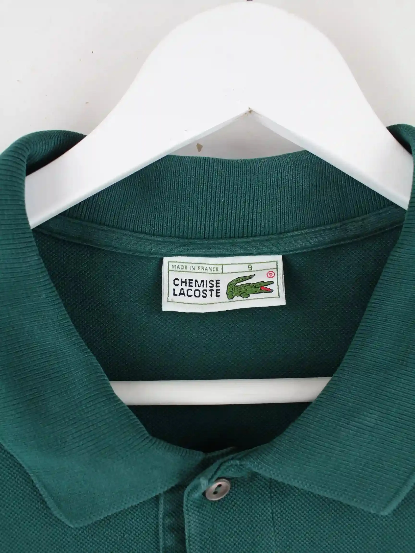 Lacoste 90s Vintage Basic Polo Grün 3XL