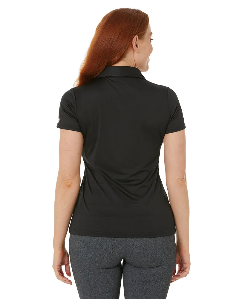 Ladies Elite Flex SS Polo - Black